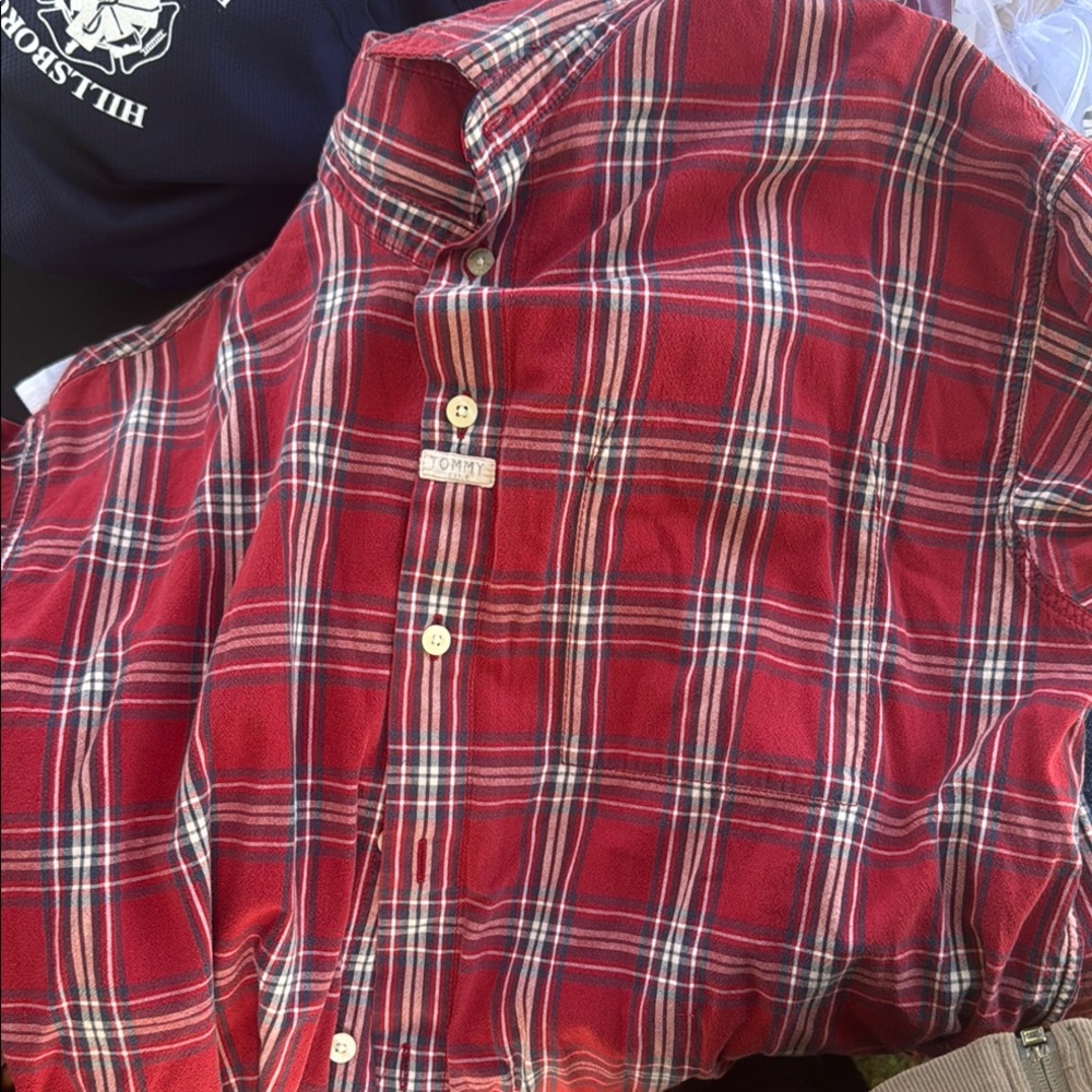 Gant Men's Red Plaid Shirt